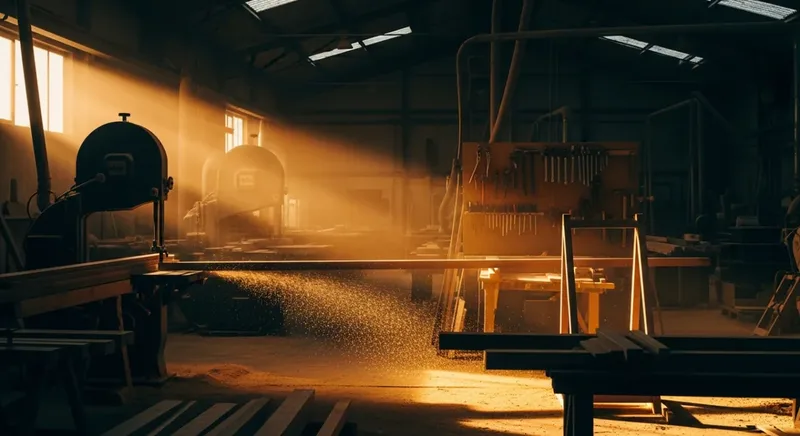 El polvo de madera y la fabricación de muebles